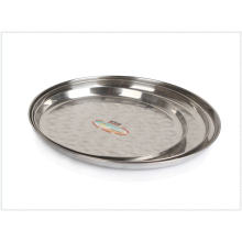 Hot Sale Thai-Style 11-14 Inches Stainless Steel Round Plate-Lfc10378